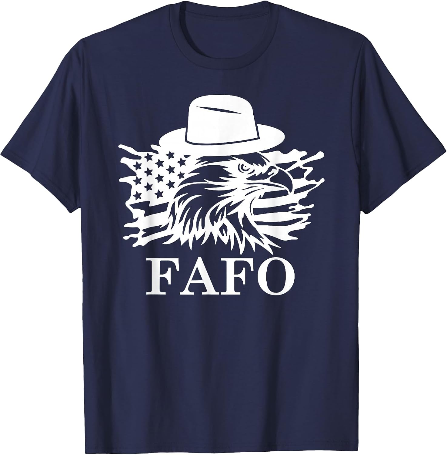 Fafo Trump US Flag,Donald Trump Fafo Sign,F Around Find Out T-Shirt image 4