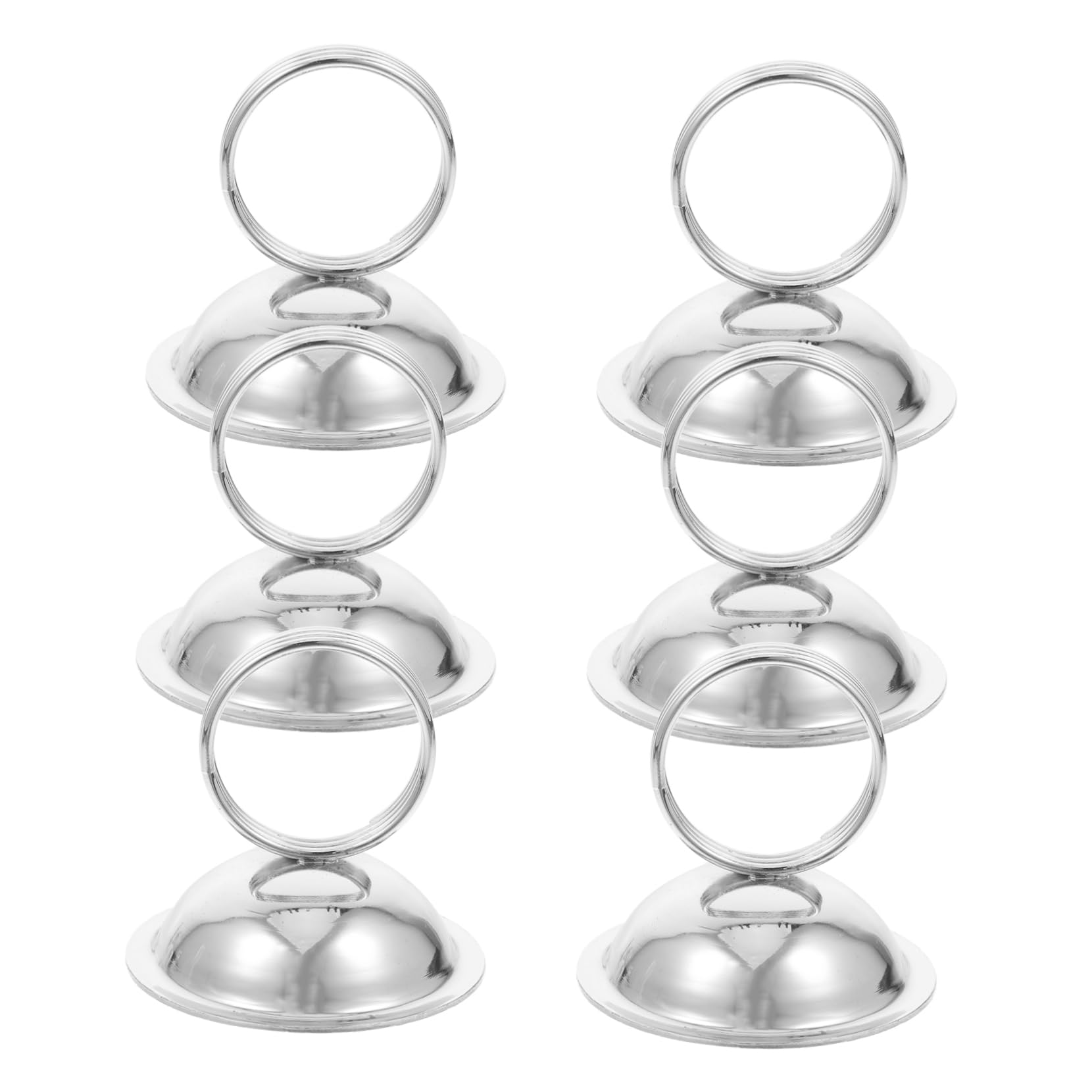 HAKIDZEL Versatile Holders 6pcs Metal Table Number Clips for Wedding Banquet Restaurant Elegant Design
