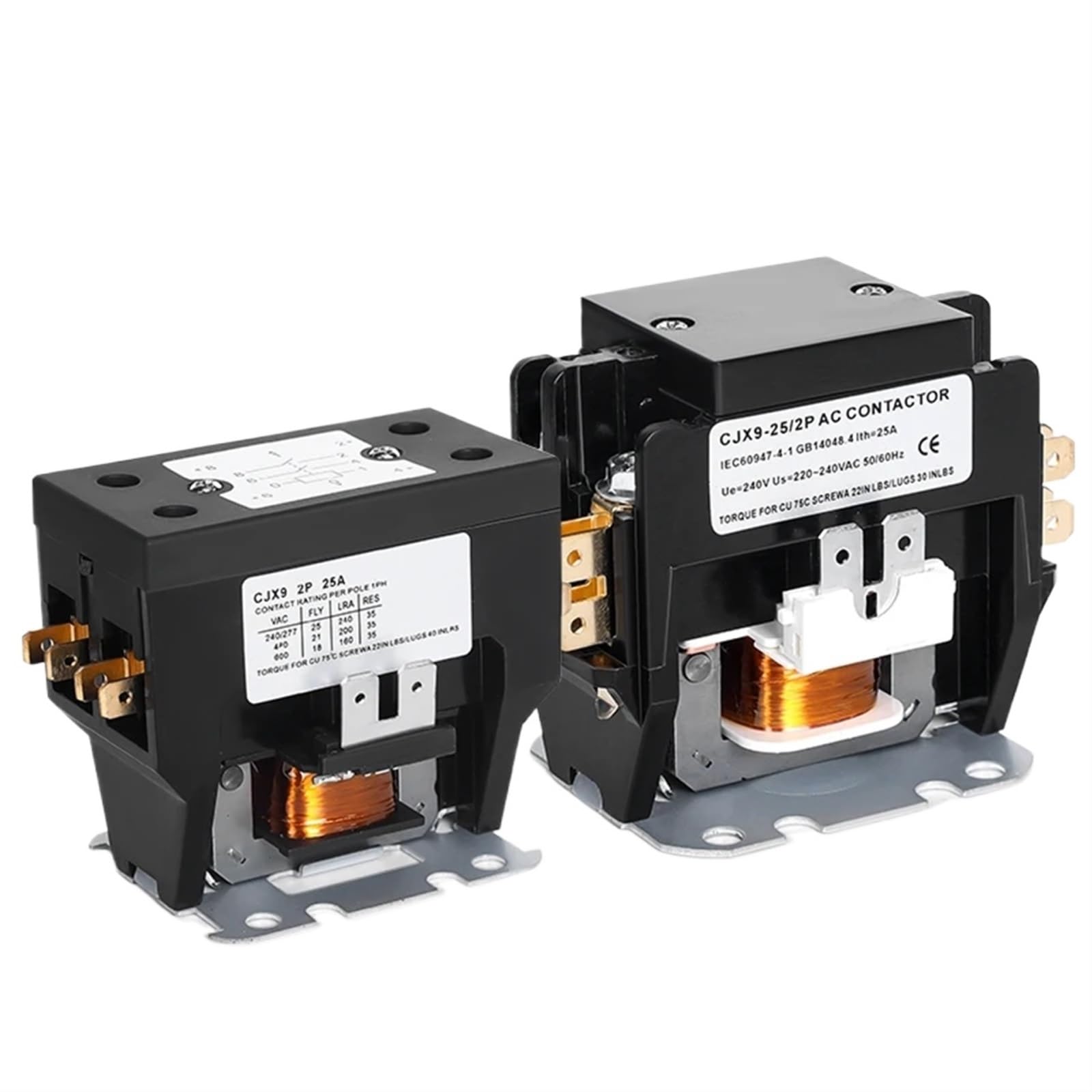 Contacteur ca 2P 40A CJx9 boîtier de commande électrique pour pompe à chaleur