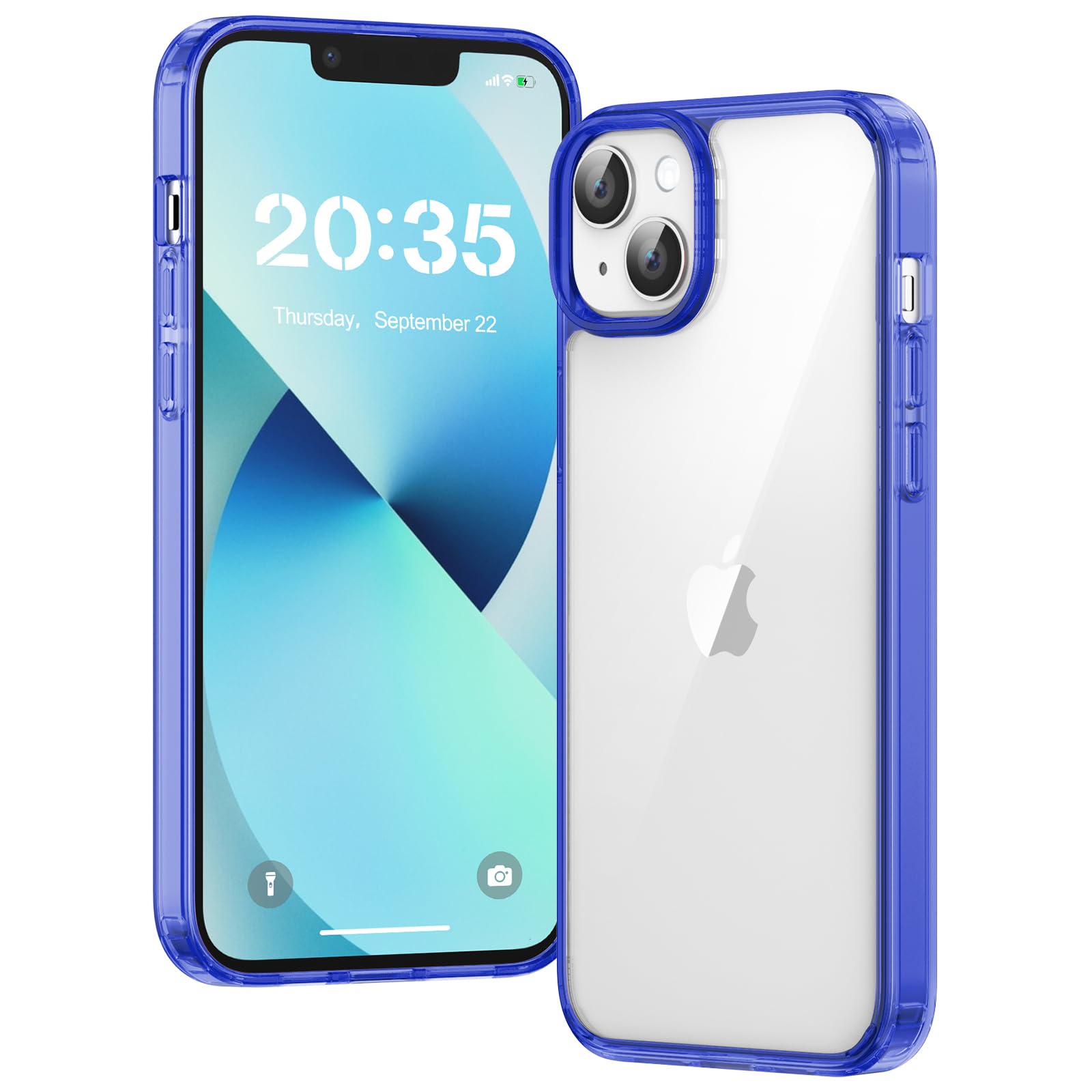 Clear Case for iPhone 15, Ultra Thin, Shockproof TPU Cover, Anti-Yellowing, Crystal Clear, Phone Case for Apple iPhone 15 - Clear — view 77