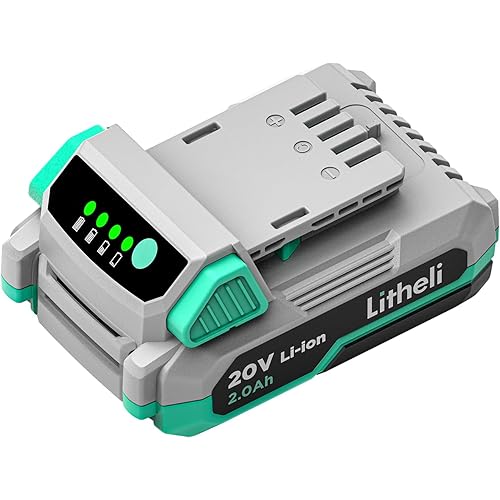 LiTHELi 20V 2.0AH Lithium Ion Battery Pack,Only Fit 20V Power Tools