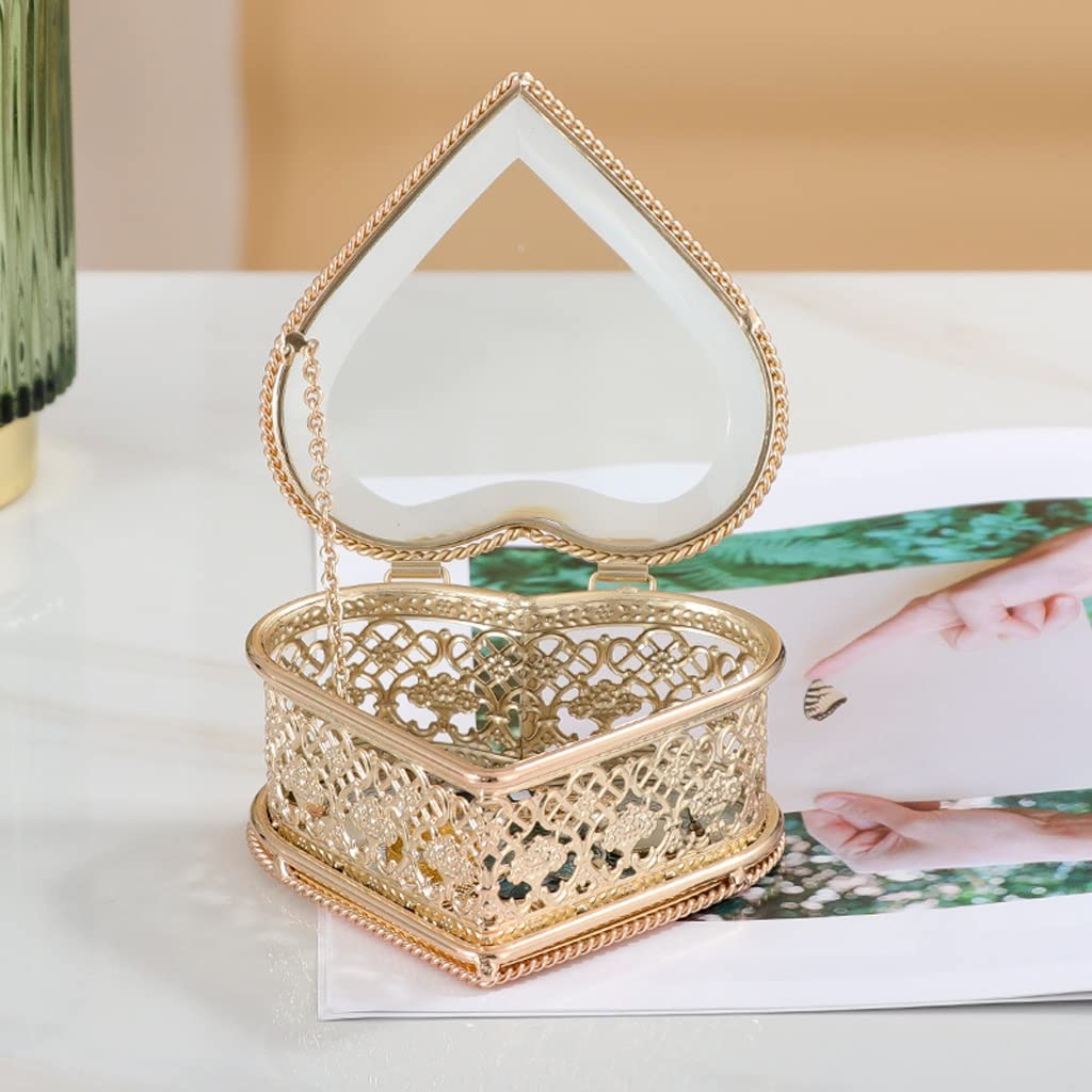 Szkatułka na Biżuterię Pudełko na Biżuterię Małe pudełko na biżuterię, elegancki organizer na biżuterię podróżną, przenośne etui na biżuterię Pierścionki Wyświetlacz Pudełka do przechowywania dla dzie
