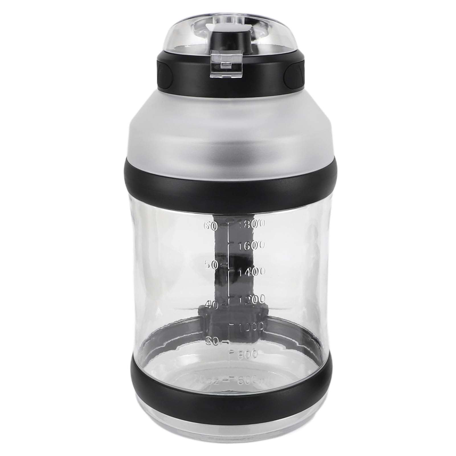 Fafeicy Mixeur Portable 2L 18000 Tr/min, Rechargeable pour Smoothies avec 6 Lames et 2 Bouchons, for Shakes Jus Alimentation bébé (BLACK)