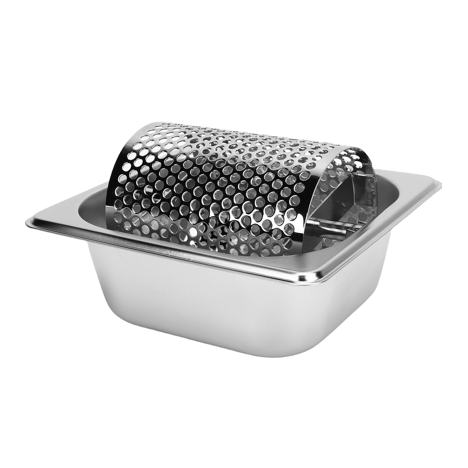 Rullo Spalmatore per Burro, Rullo per Burro con Fondo Rialzato in Acciaio Inossidabile Distribuzione Uniforme Sulla Piastra, Uso Multifunzionale per Hamburger, Pane, Barbecue, Grigliate,