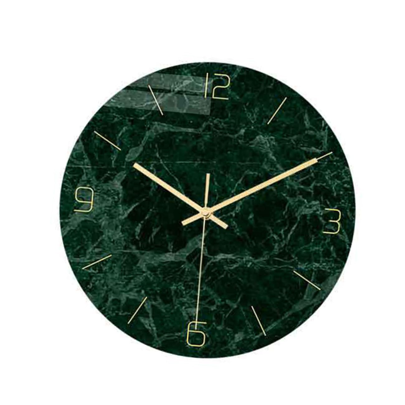 Garneck Orologio da Parete Marmo Cc064 in Acrilico Moderno Creativo | Quadrante Delicato in Acrilico, Cornice in Plastica, per Sala da Pranzo e Camera da Letto