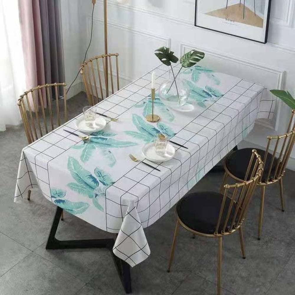 Nappe PVC rectangulaire 140x200 cm à impression style européen