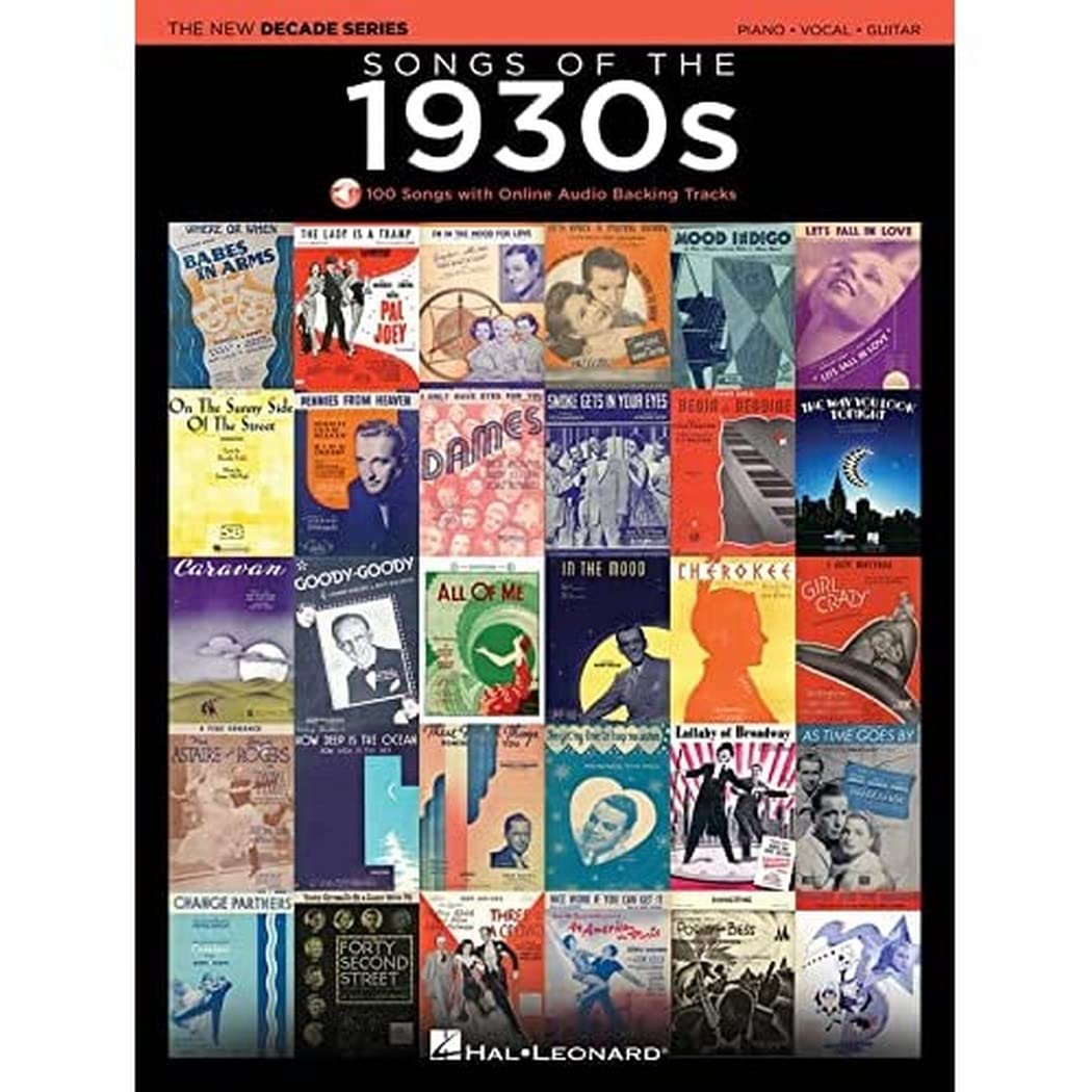 Songs of the 1930s: The New Decade Series with Online Play-Along Backing Tracks