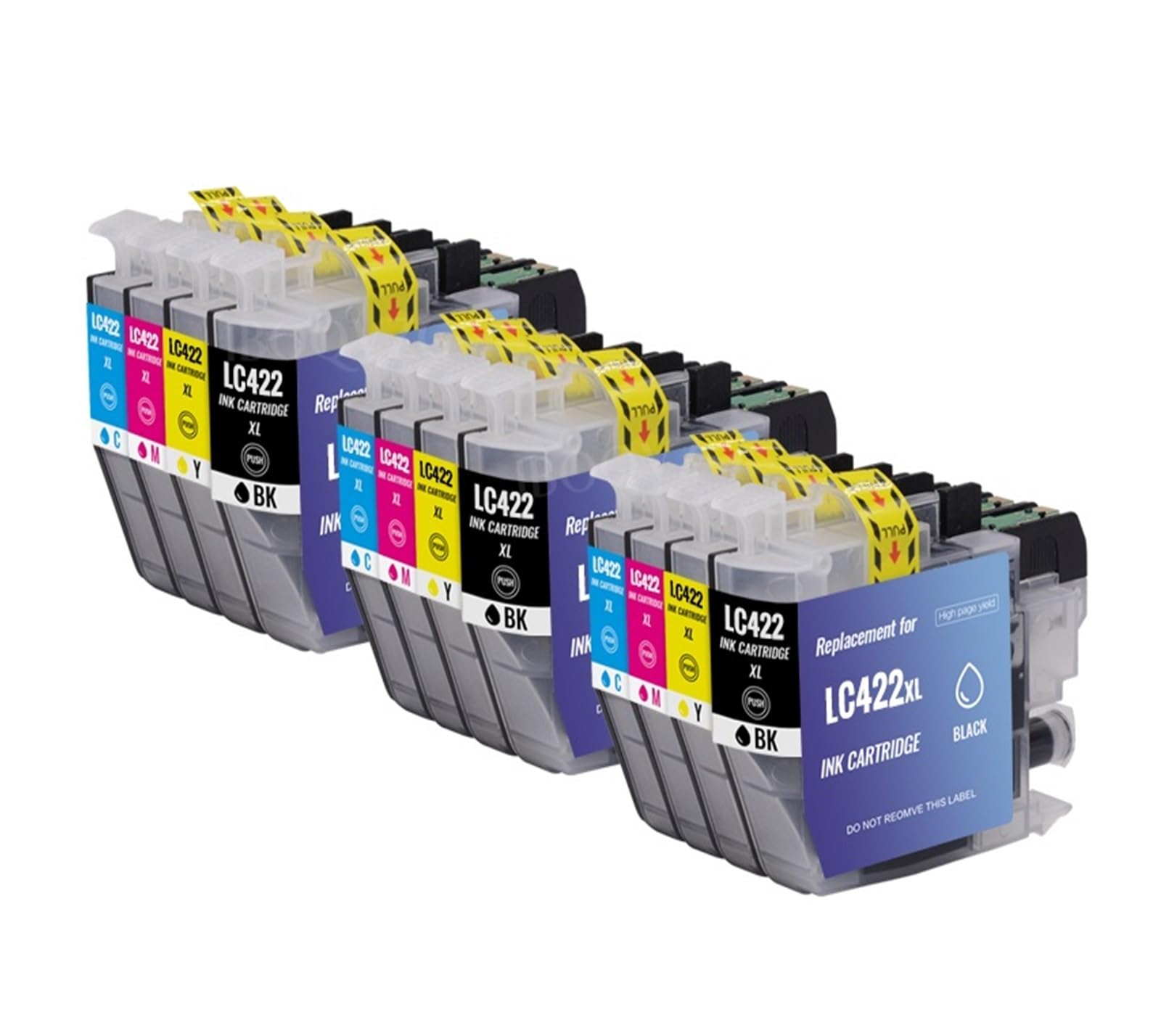 Compatibile con Brother, inchiostro LC422 LC422XL