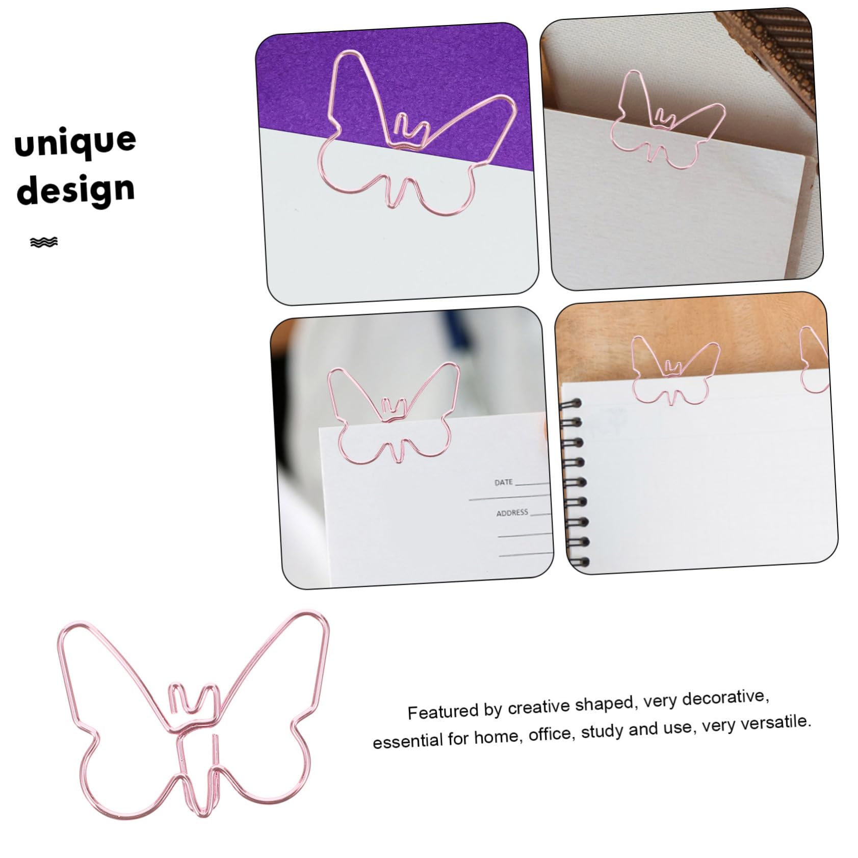 72pezzi Graffette Metalliche Creativi Piccole e Scuola Per Documenti e