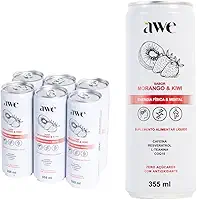 AWE Morango e Kiwi - Pack com 6 unidades - Lata 355 ml