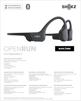 SHOKZ OpenRun with USB-C Charging - Open-Ear Bluetooth Bone