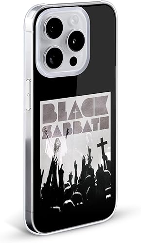 Vista 2 de Head Case Designs Carcasa rígida con licencia oficial de Black Sabbath Victory Key Art compatible con iPhone 14 de Apple Victoria