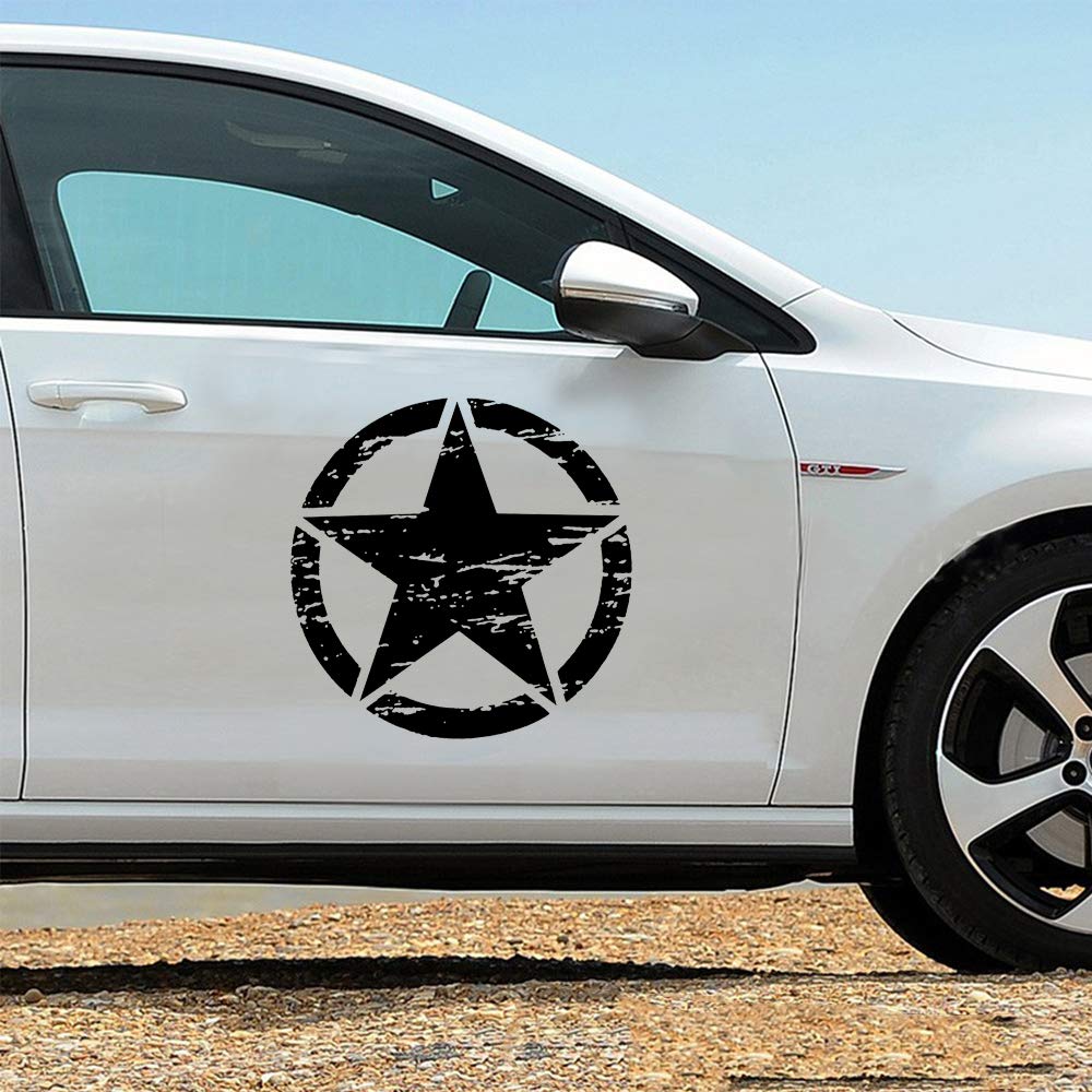 GiftCity Car Decals 1x US Army Military Star Car Sticker Decals, car