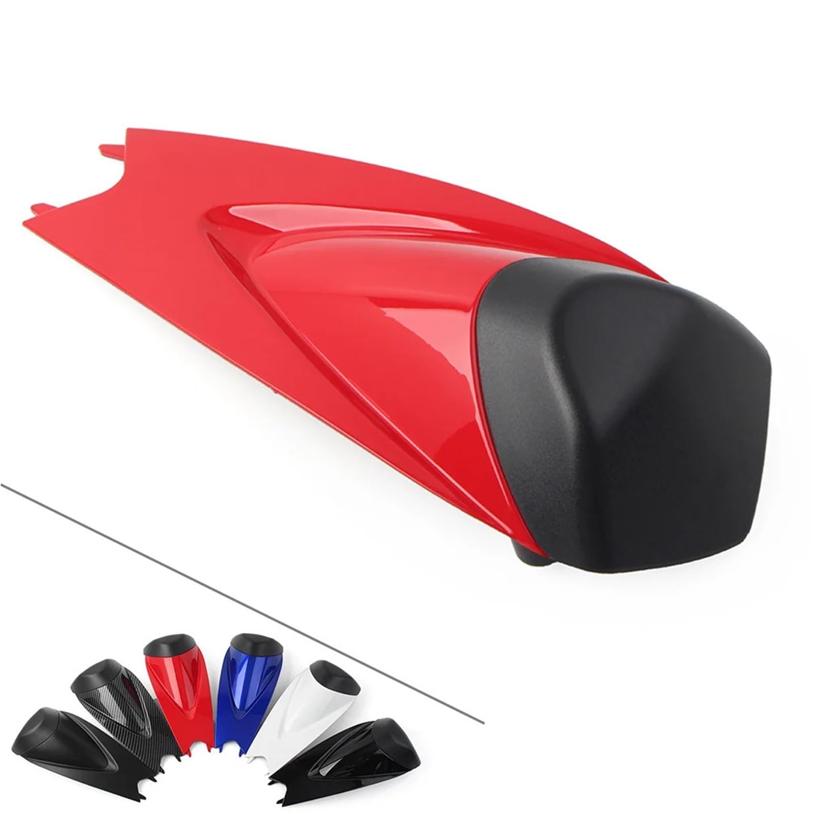 Fairing Cowl Motorrad Sozius Sitz Abdeckung Gugel Verkleidung Fit Für Aprilia RSV4 1000 1100 RS125 RS4 50 125S4 125 2009-2020 Motorrad Rücksitz Verkleidung(Red)