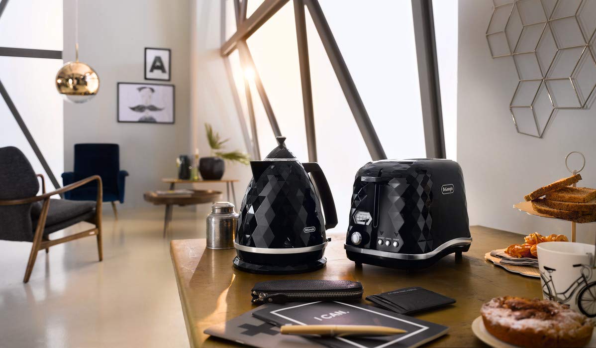 Image secondaire de De'Longhi KBJ 2001.BK Bouilloire électrique, 2000 W, 1.7 litres, Noir 27 x 21 x 24 cm