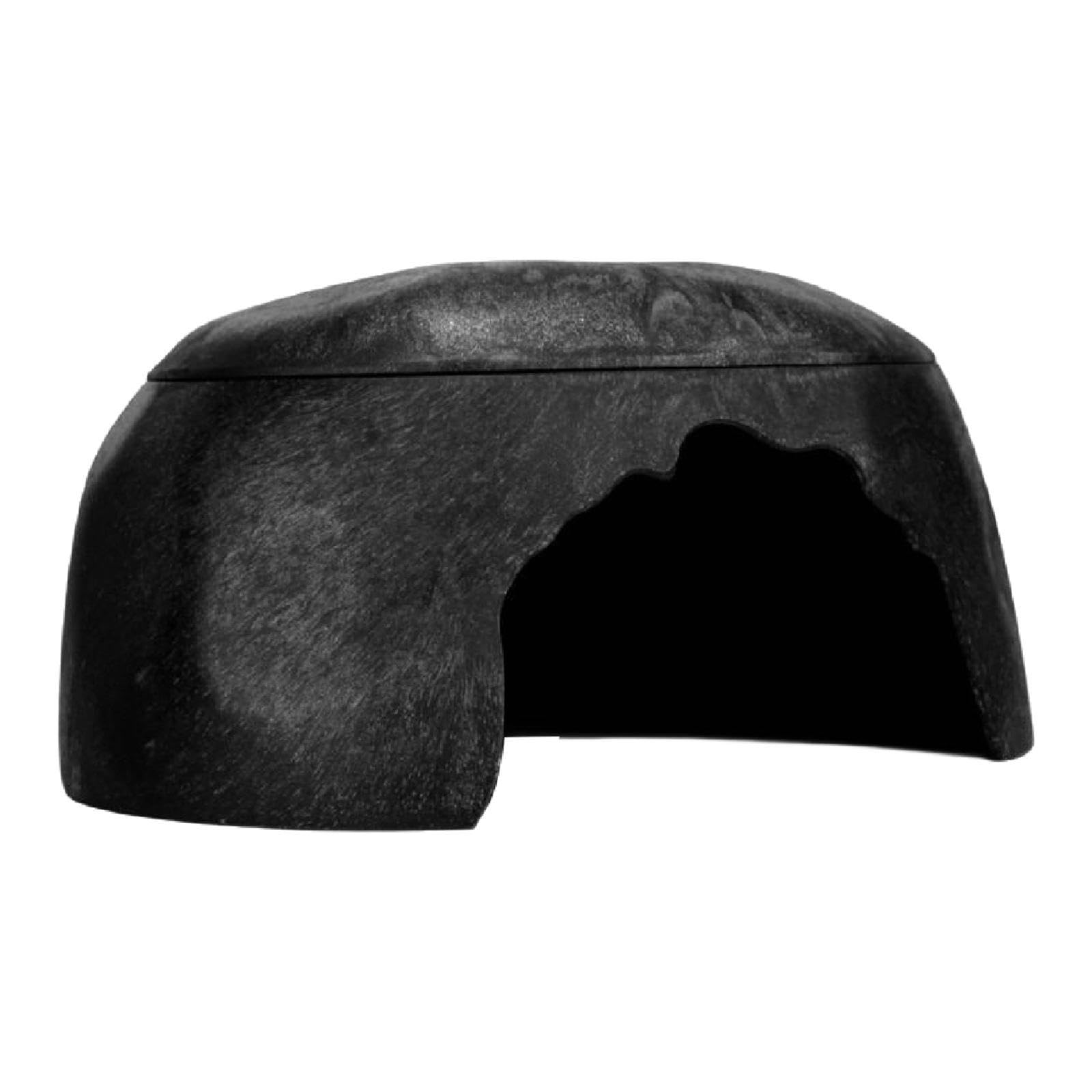 Cachette pour gecko noir pour resoudre les mues difficiles en terrarium