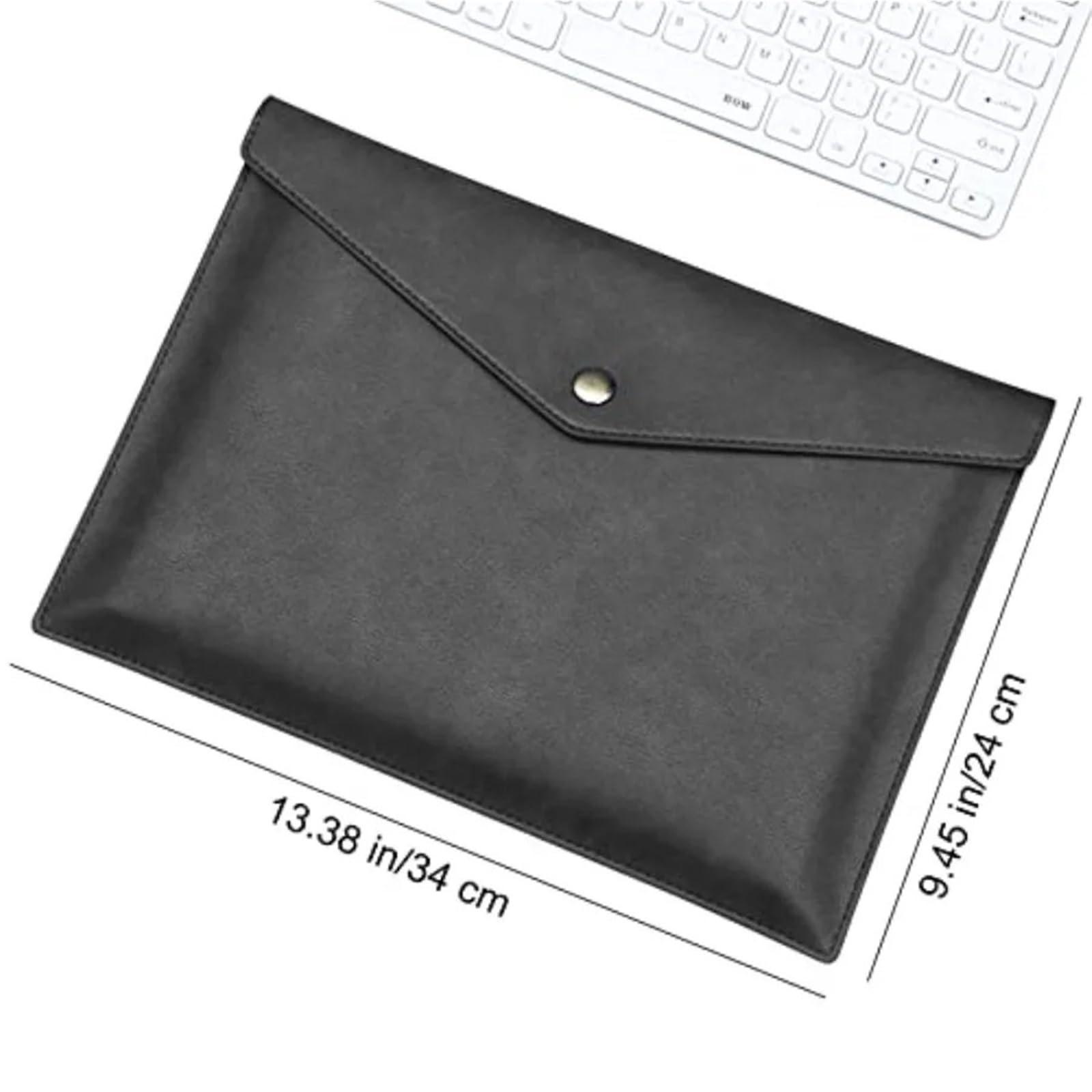 1 pz cartelle di file in pelle PU porta documenti A4 busta portfolio impermeabile archivio organizer Per Archiviazione Documenti