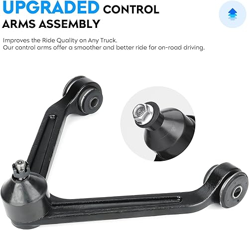 Miniatura 2 de 10 Uds K7424 brazo de control superior delantero con rótula para Dodge Ram 1500 2002-2005 2WD RWD RWD Kit de suspensión de barra estabilizadora de