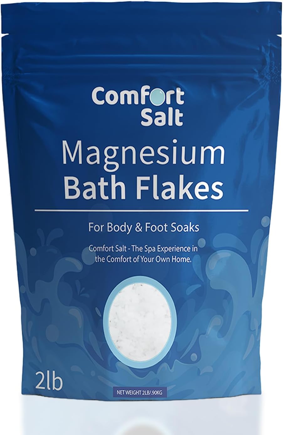 | Magnesium Bath Flakes | Soak for Relaxation, Recovery, & Wellness | 2 Pound Bag | Magnesium Bath Flakes | Soak for Relaxation, Recovery, & Wellness | 2 Pound Bag