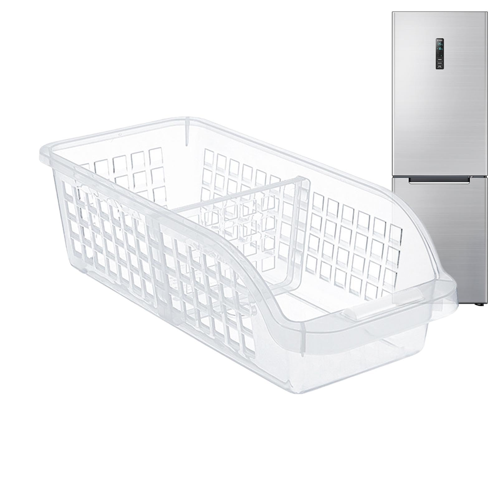 Acunny Fruit Organiser for Fridge, Storage Container for Refrigerator, Storage Container for Pantry Organisation, Space Saving Kitchen Storage Baskets, Storage Drawers for