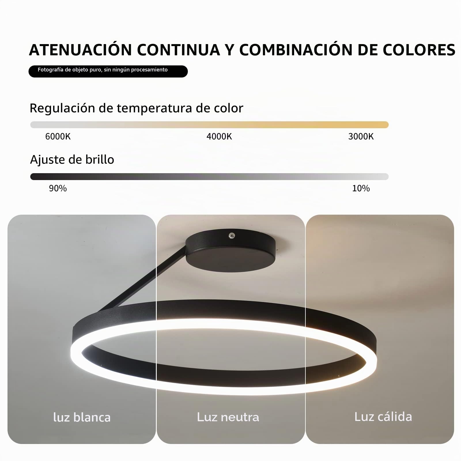 Luz de techo LED moderna para restaurante, diseño nórdico, Simple, círculo, negro, montaje empotrado, luz de techo, dormitorio, cocina, iluminación del hogar