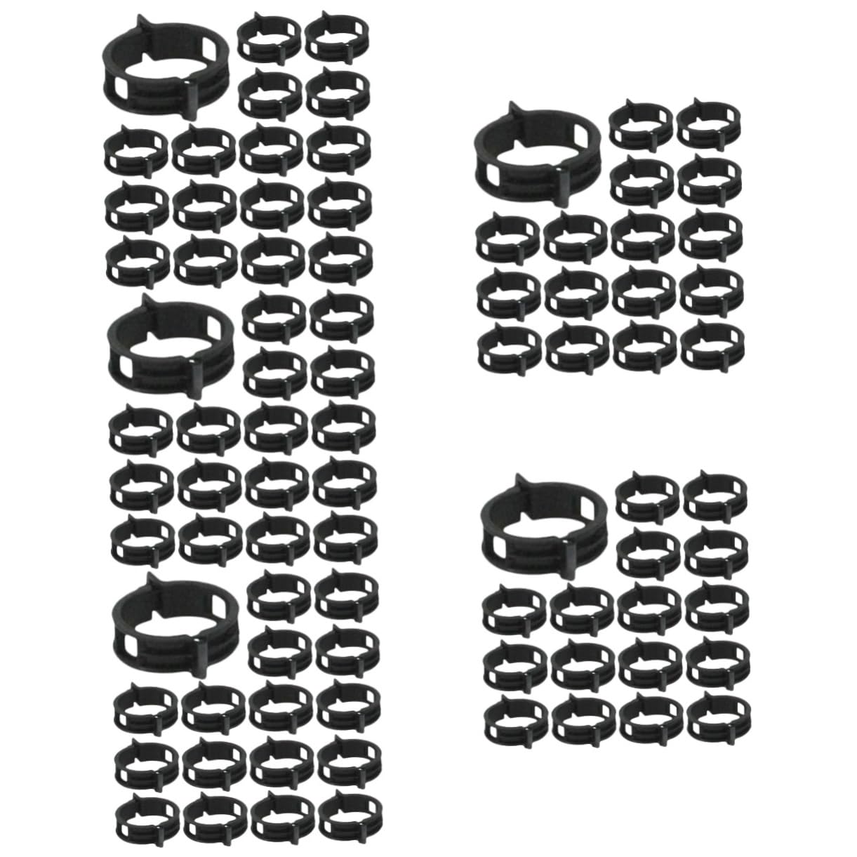 Mikikit 500stücke Pflanzenclips Für Tomaten Und Kletterpflanzen Wiederverwendbare Gartenclips Stabile Pflanzensicherung Für Blumen Und Gemüse