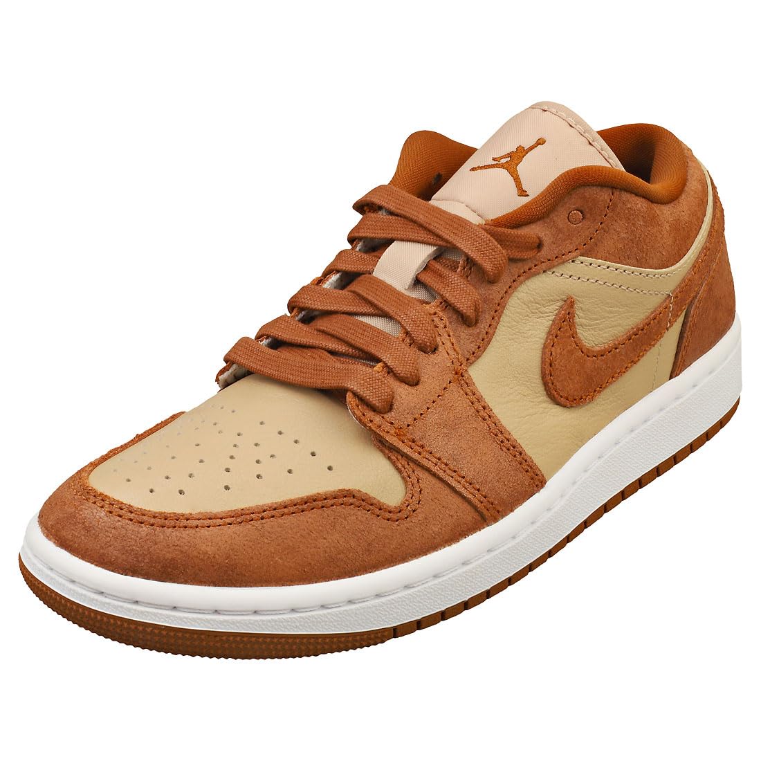 Jordan FJ3453 200 Chaussures basses pour femme 1 Low SE Legend MD Marron/café, Legend Md Brown/Legend Coffee, 42 EU