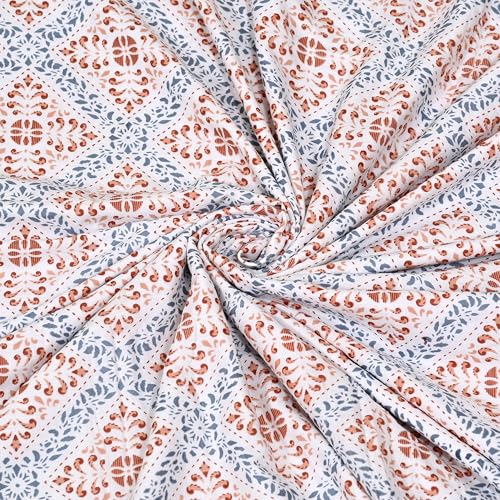 Image of AC Blanket Double Bed, Duvet, Dohar, Comforter Reversible, Quilt, Top Sheet, Chadar 84 inch x96 Grey Orange, Pack of 1