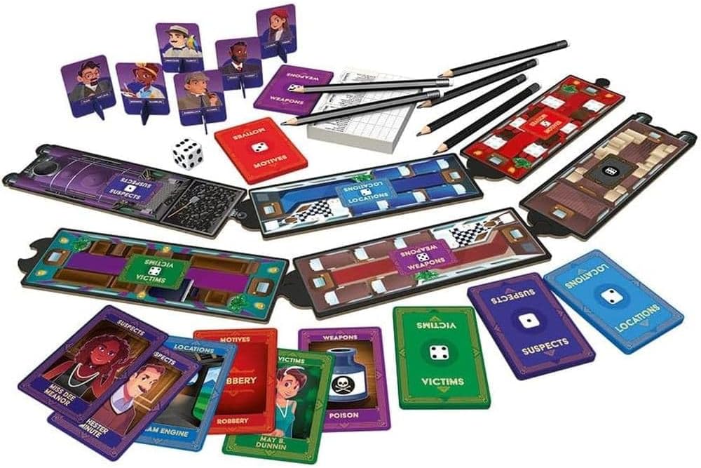 Mystery Train - A Game of Whodunit for The Whole Family - for 2 to 6 Players Ages 10 and up by Outset Media