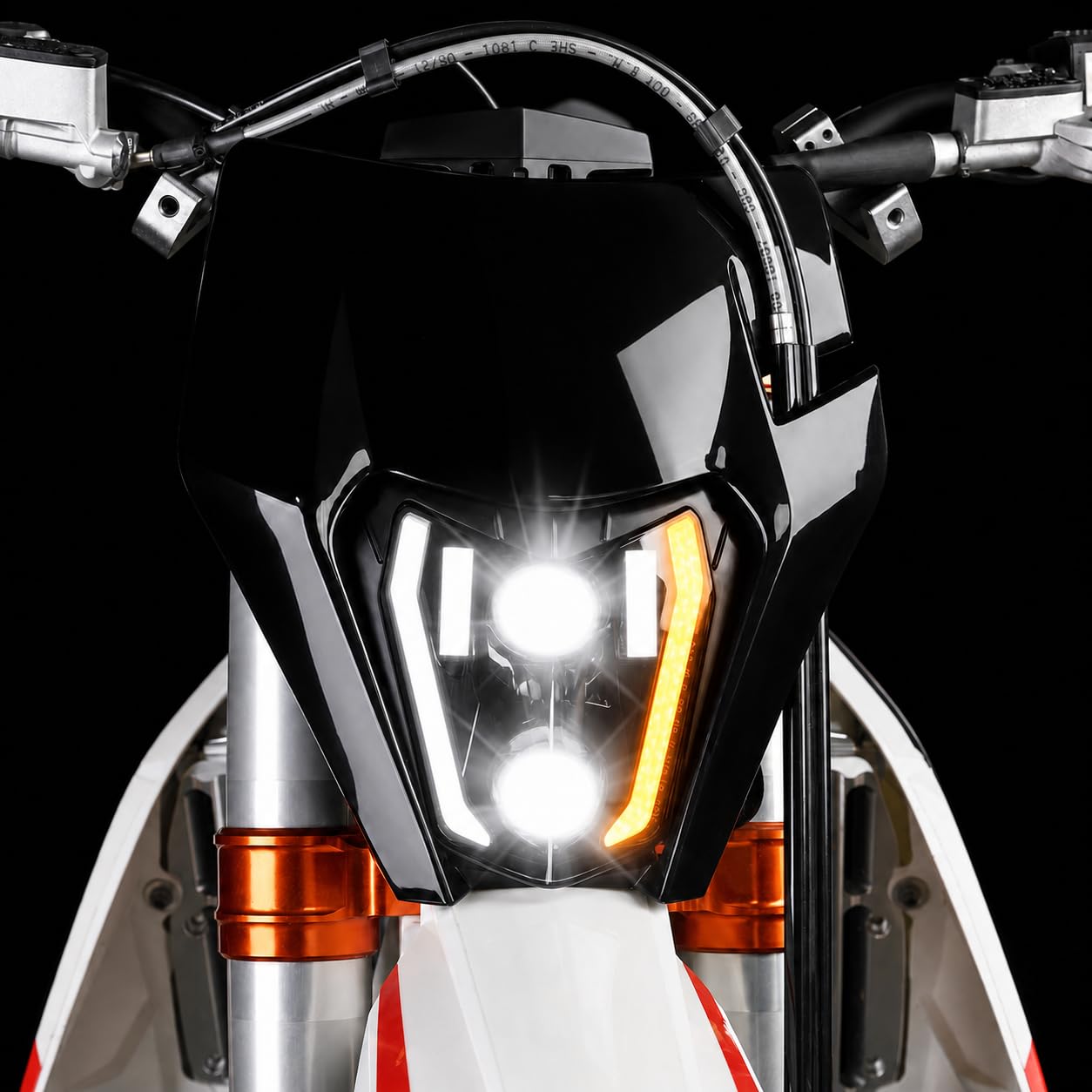 Amazon.com: CHANGCHENG DOT Dirt Bike Headlight LED With Turn