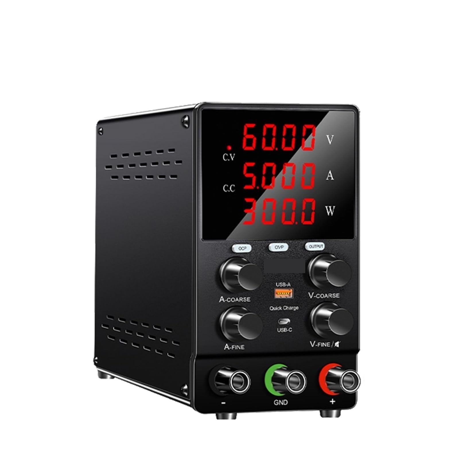 Fuente de alimentación variable, Fuente De Alimentación OVP OCP DC 30V 10A, Modelo Mejorado Con Interruptor SALIDA, 12V 24V 60V 120V, Regulador Corriente Voltaje Ajustable(OCP OVP 30V10A)