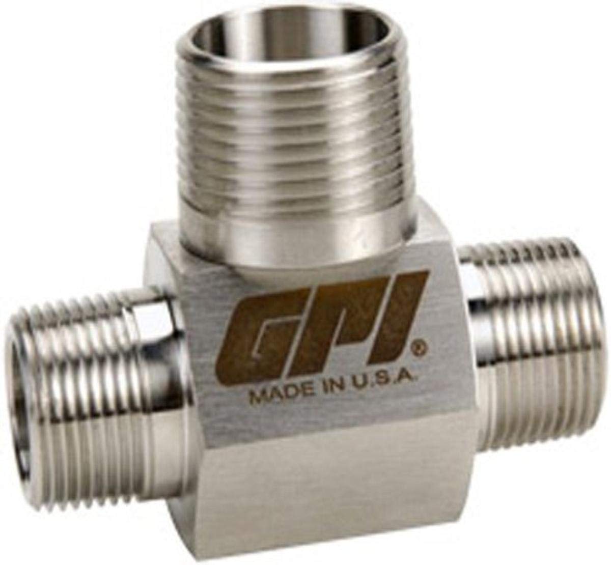GPI GBT-075S2-5 G Series Precision Turbine Meter, Male (BSPP), Tungsten Carbide, 3/4" (1.6-16 GPM) Standard, Uses Standard Sensor 2 with 12" Lead Wires, GG510-Standard Display