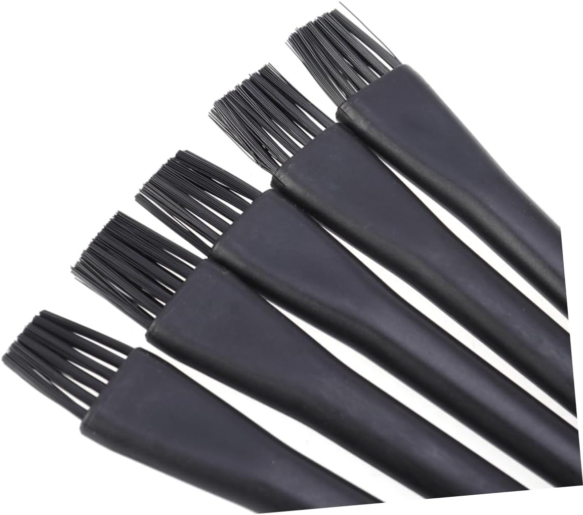 Anti-Static Large Round Handle Cleaning Brush for Keyboards and Laptops ESD Safe 5 PCS Set Ergonomic Design Black