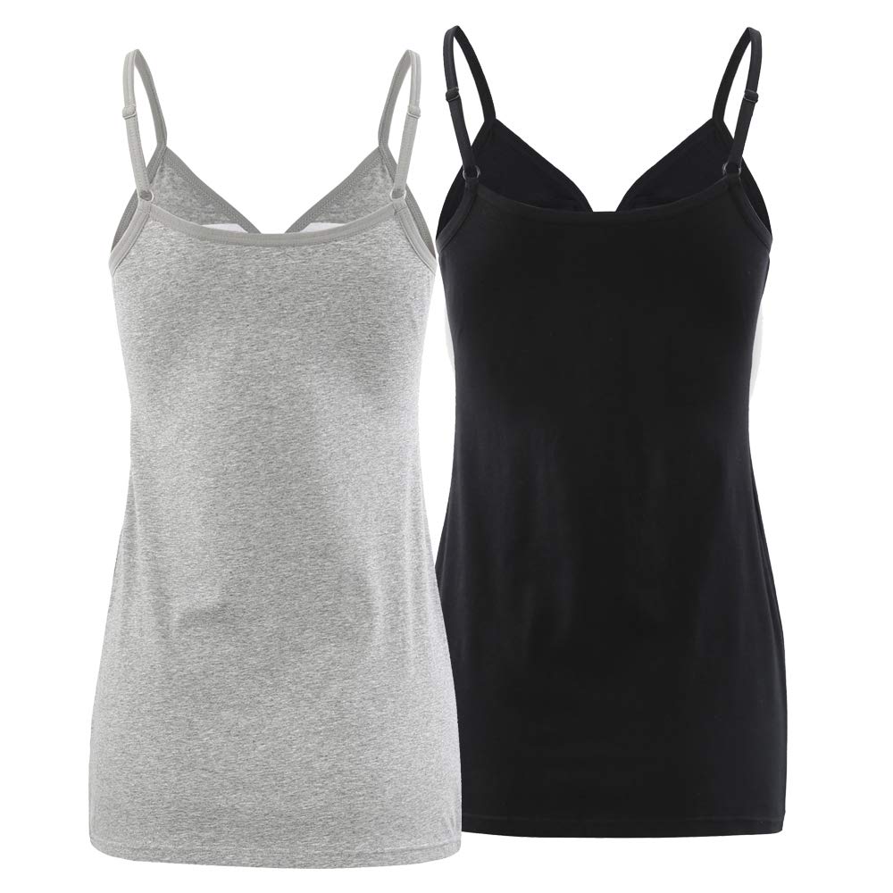 MANCI Top De Maternité, Débardeur d'allaitement pour Femme en Coton