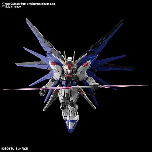 Miniatura 8 de Bandai Hobby - Traje móvil Gundam Seed - Freedom Gundam, Bandai Spirits Master Grade SD Model Kit