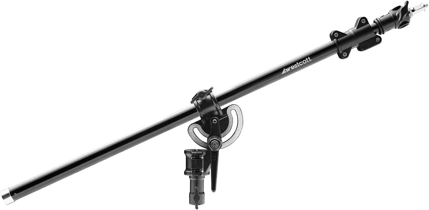 Westcott Mini Boom Arm with Rotatable arm - Includes Sandbag for Studio Photography, Video, and Microphones