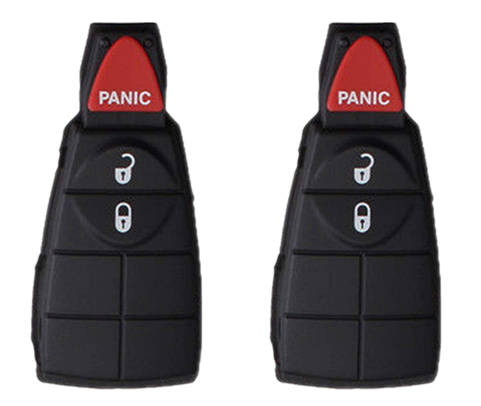 Buy KAWIHEN Keyless Entry Remote Key Fob Skin Replacement for Chrysler