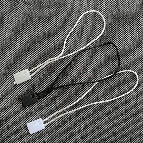 Nylonschnur für Hängeetiketten, 200 Stück, Einwegartikel, schwarz, mit Schnappverschluss, für Kleidung, Markenschild, Preis (beige)