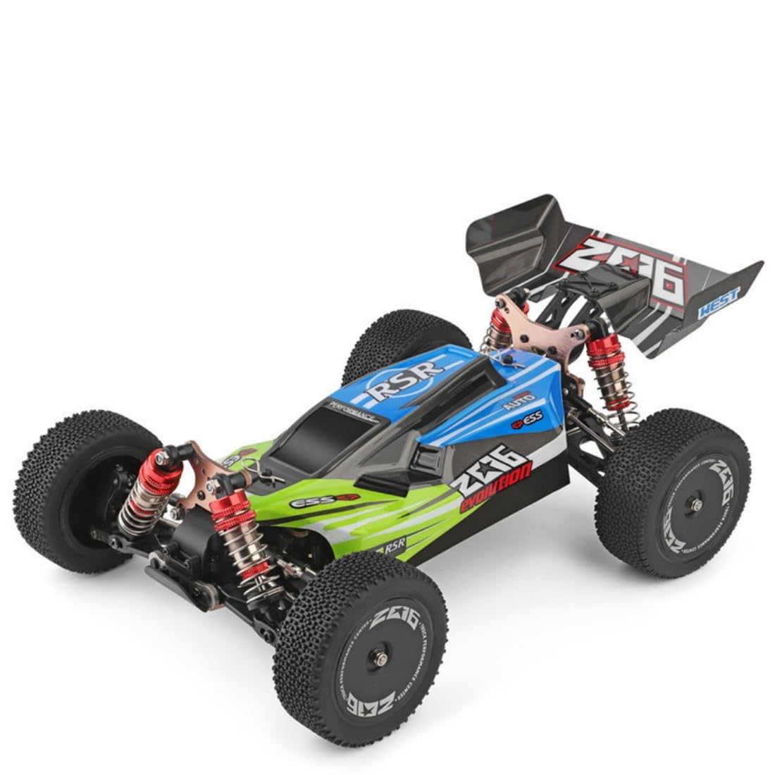 Auto fuoristrada radiocomandata, scala 1:14, 75 km/h, senza spazzole, 4 WD, in alluminio, RTR | Prestazioni ad alta velocità con telaio in alluminio e portata di 100 m