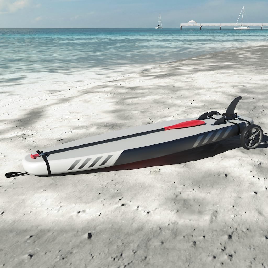 Acier Inoxydable Roues de Transport pour Sup Roues de Stand Up Paddleboard Chariot de Transport UP261