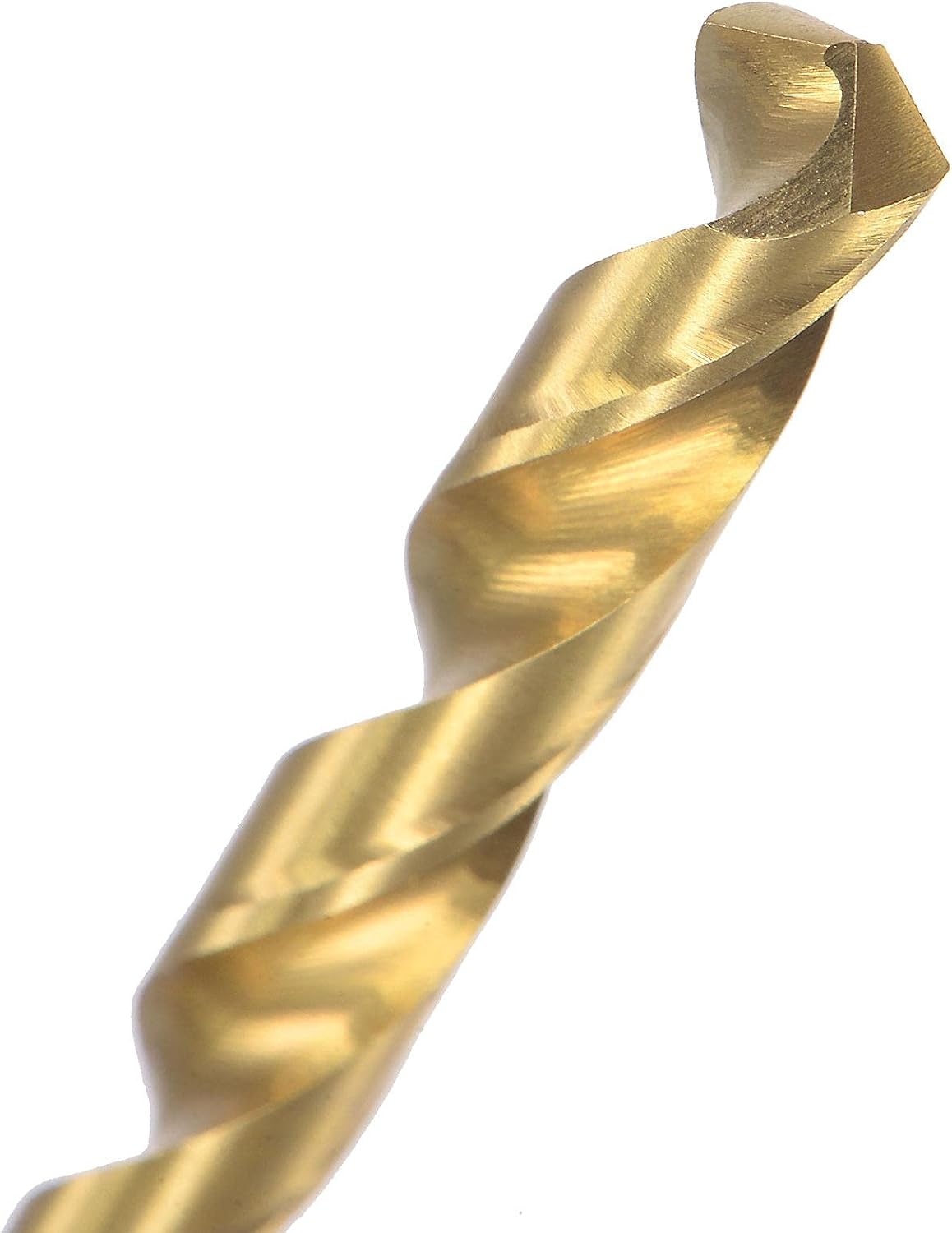 sourcing map High Speed Steel Straight Shank Twist Drill Bit Fully Ground Titanium Coated 6.6mm Drill Diameter 100mm Total Length 55mm Drill Bit Length 2 Pcs - Image 5