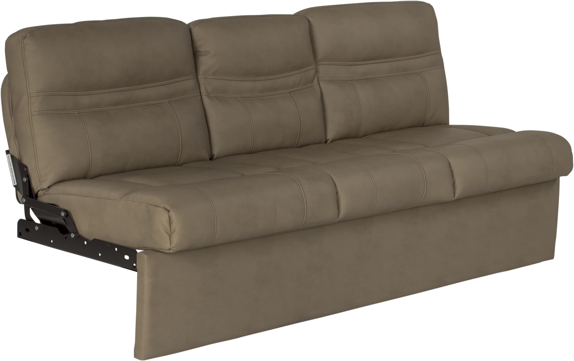Thomas Payne RV Jackknife Sofa, 72", Transitions to Bed, Fold-Down Center, Cupholders, PolyHyde Fabric, High-Density Foam, Included Kickboard, Grummond - 2020129841