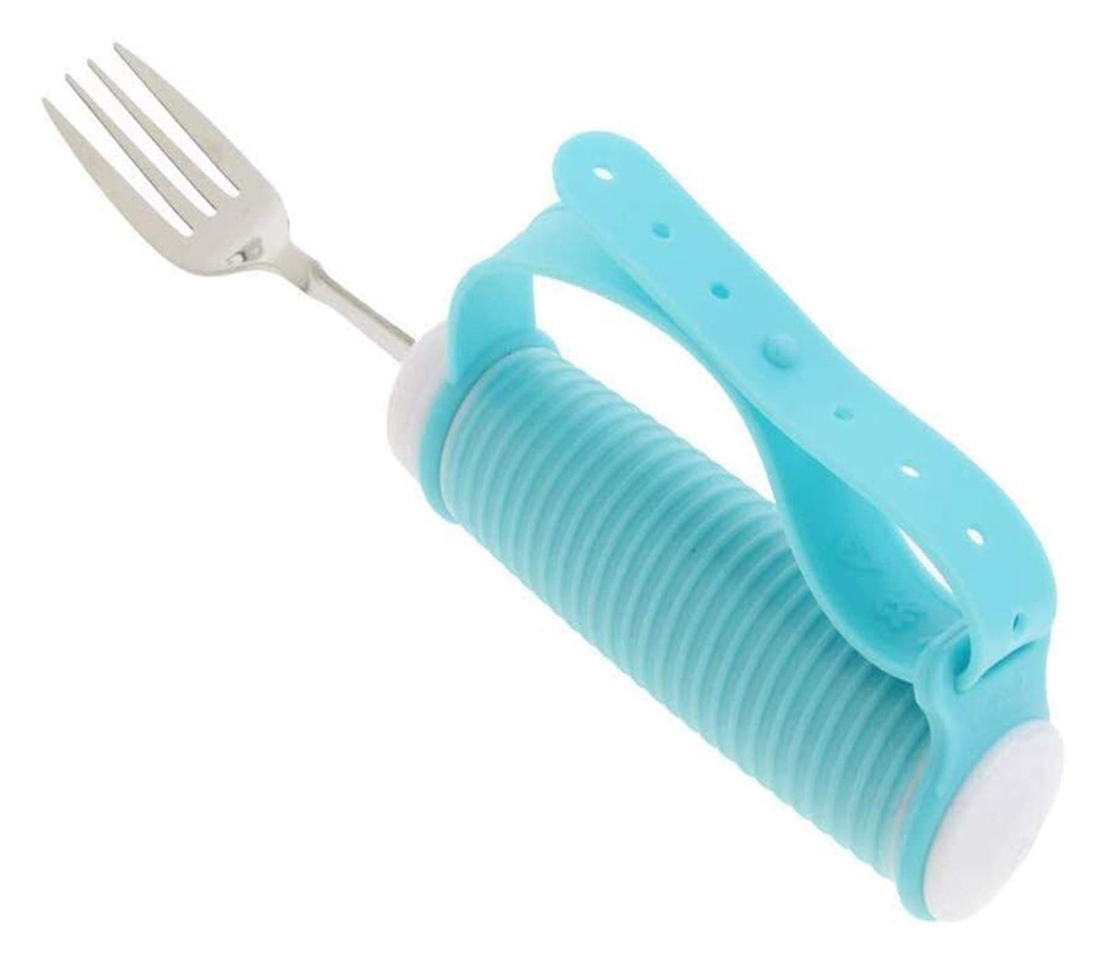 Vajilla Antivibración, Tenedor - Cubiertos Flexibles con Cinturón de Mano - Utensilios Adaptables for Ancianos, Parkinson, Artritis y Discapacidades 1014/793 /534 (Size : Fork)