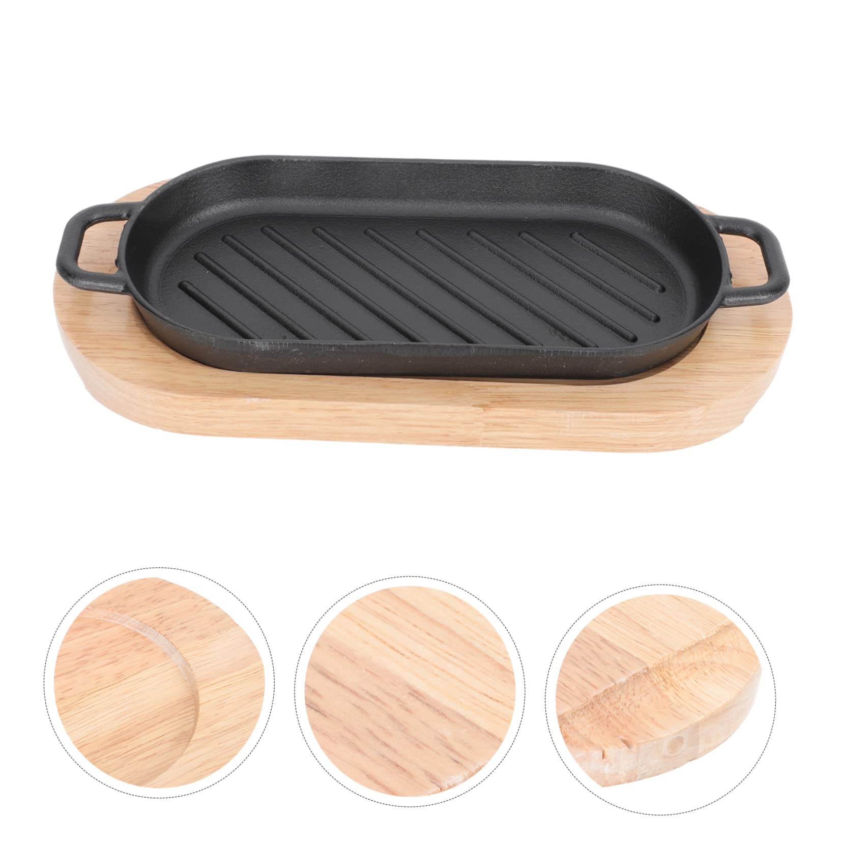 Plato Para Asar Carne Placa Antiadherente Para Parrilla Plato Para Freír Pescado