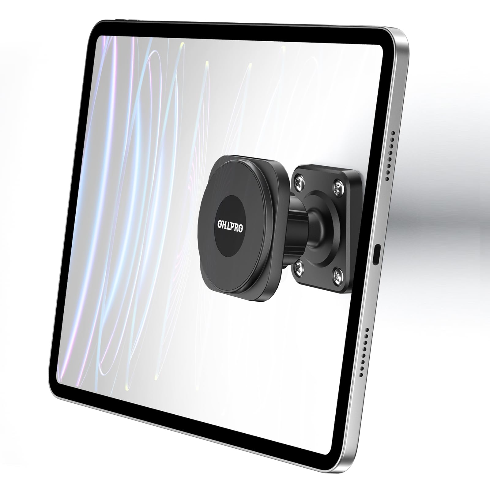 Supporto Magnetico Universale Per Tablet E Smartphone, Base In Alluminio, Per Dispositivi 4,7-12,9 Pollici, Per Frigorifero/palestra - 3