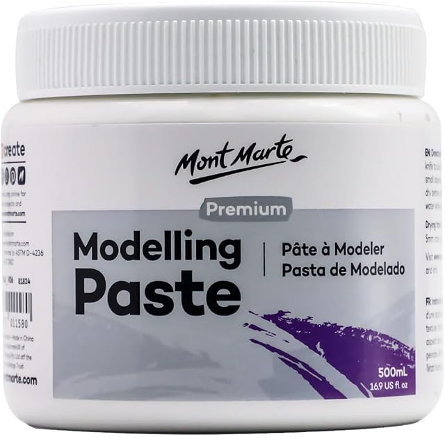 Mont Marte Modelling Paste Moyenne acrylique 500ml (17oz)