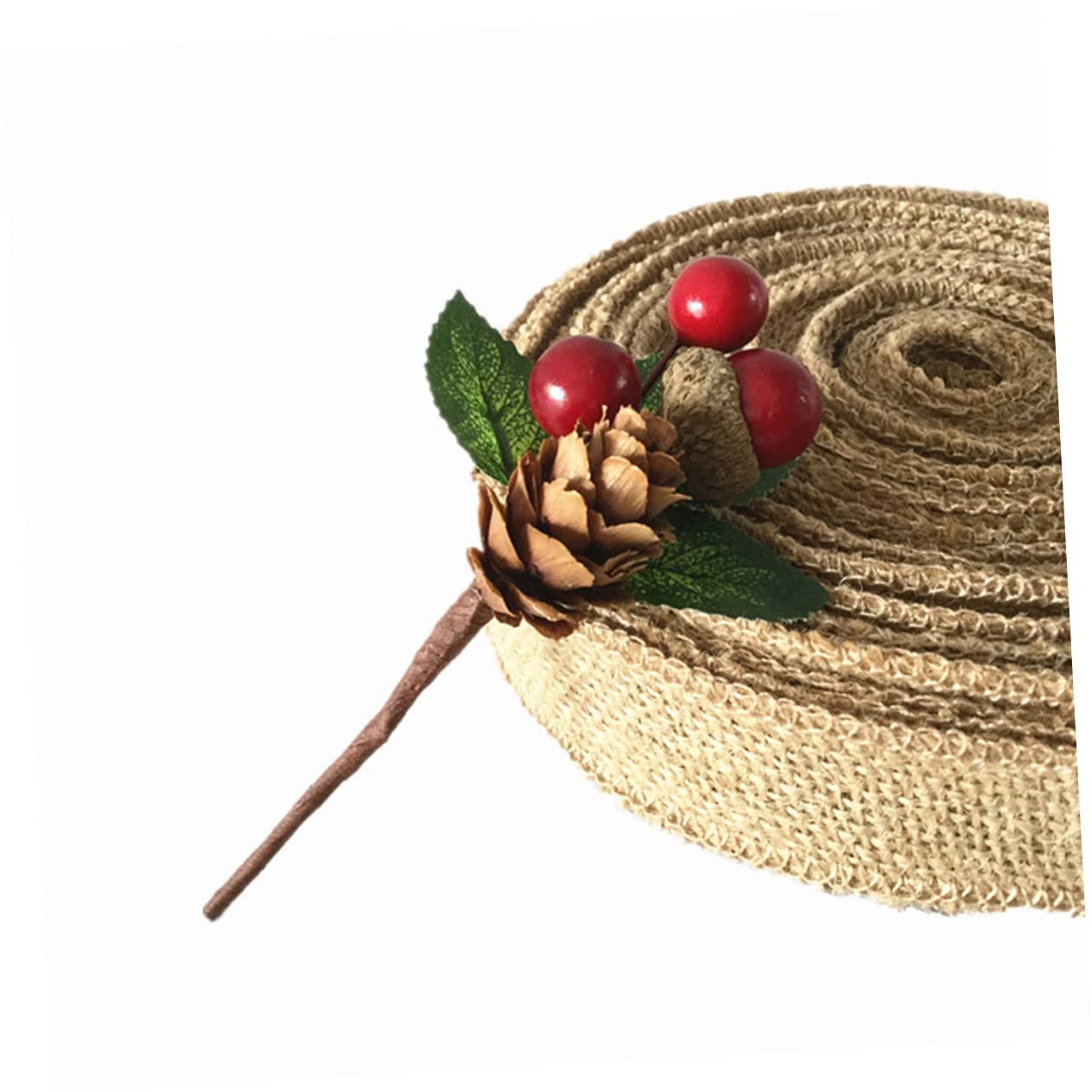 Zerodeko Piezas Ramo de simulación Casamento decoração Wedding Decoration Guirnalda de Frutos Rojos Baya de Pino de Navidad decoración Ornamento árbol de Navidad Decorar Acebo piñas