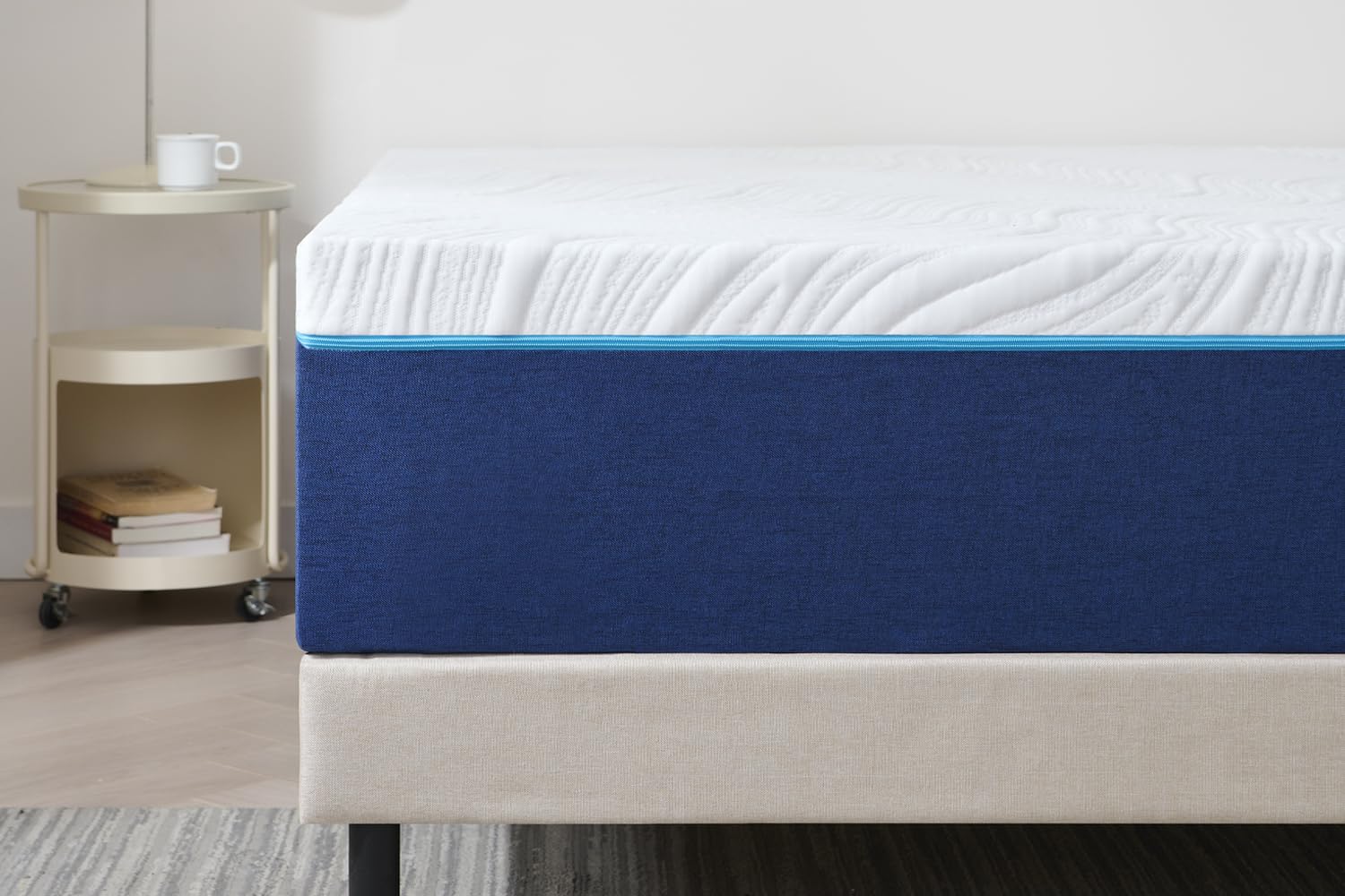 Hiimgo 7-Zonen Kaltschaummatratze | 18 cm Höhe 180 x 200 cm | Härtegrad 3 & 4 (H3 & H4) | Ergonimische Matratze | Atmungsaktive Rollmatratze mit Abnehmbarer Stoffbezug