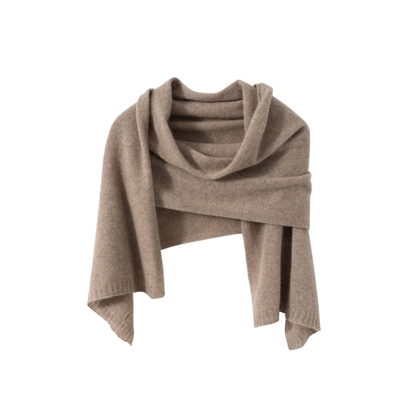 Chal de punto cachemira for mujer, bufanda sencilla y cálida invierno, banda for el cuello informal moda Chal de invierno