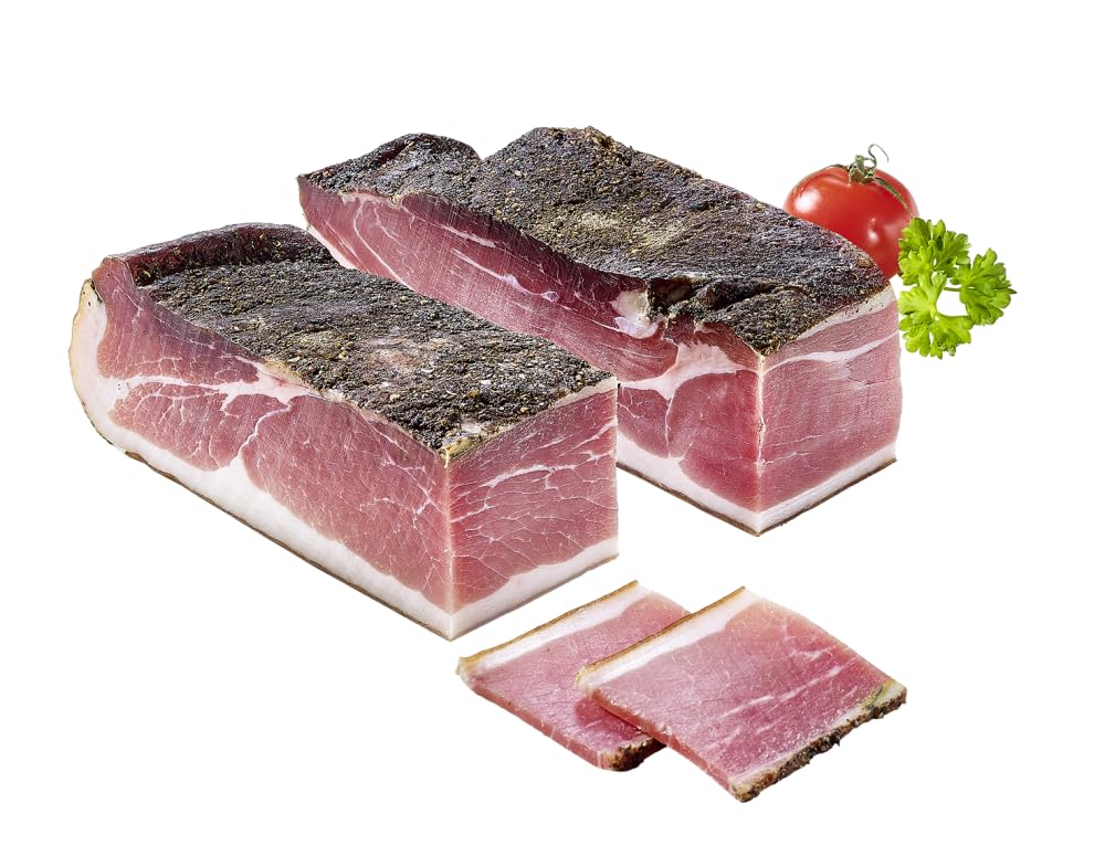 Almgourmet - "Brotzeitteller" (1040g) Zusammenstellung aus 3 Tiroler Spezialitäten - mit Schinkenspeck, Bergkäse und Wurzen